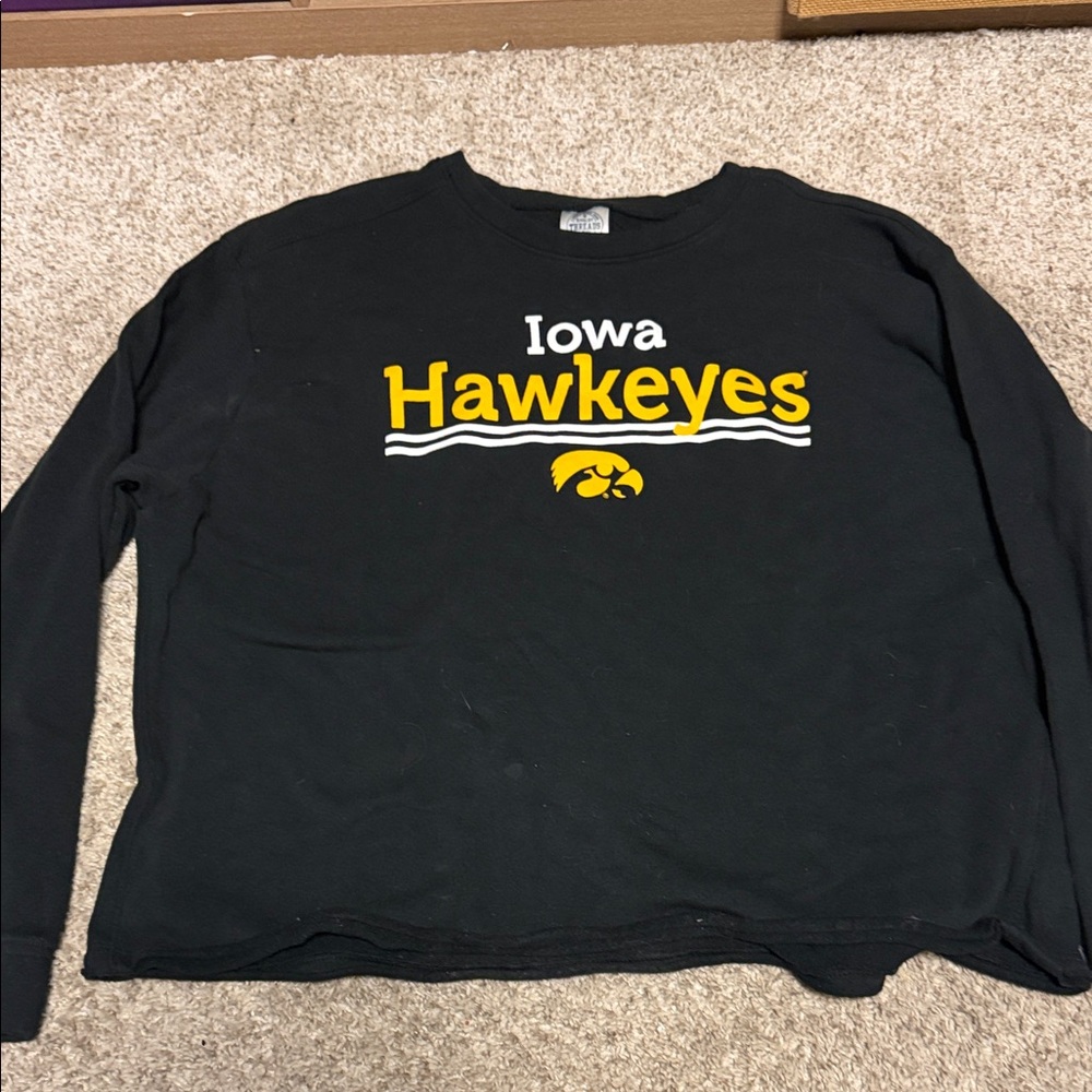 Iowa Hawkeyes Black Sweatshirt